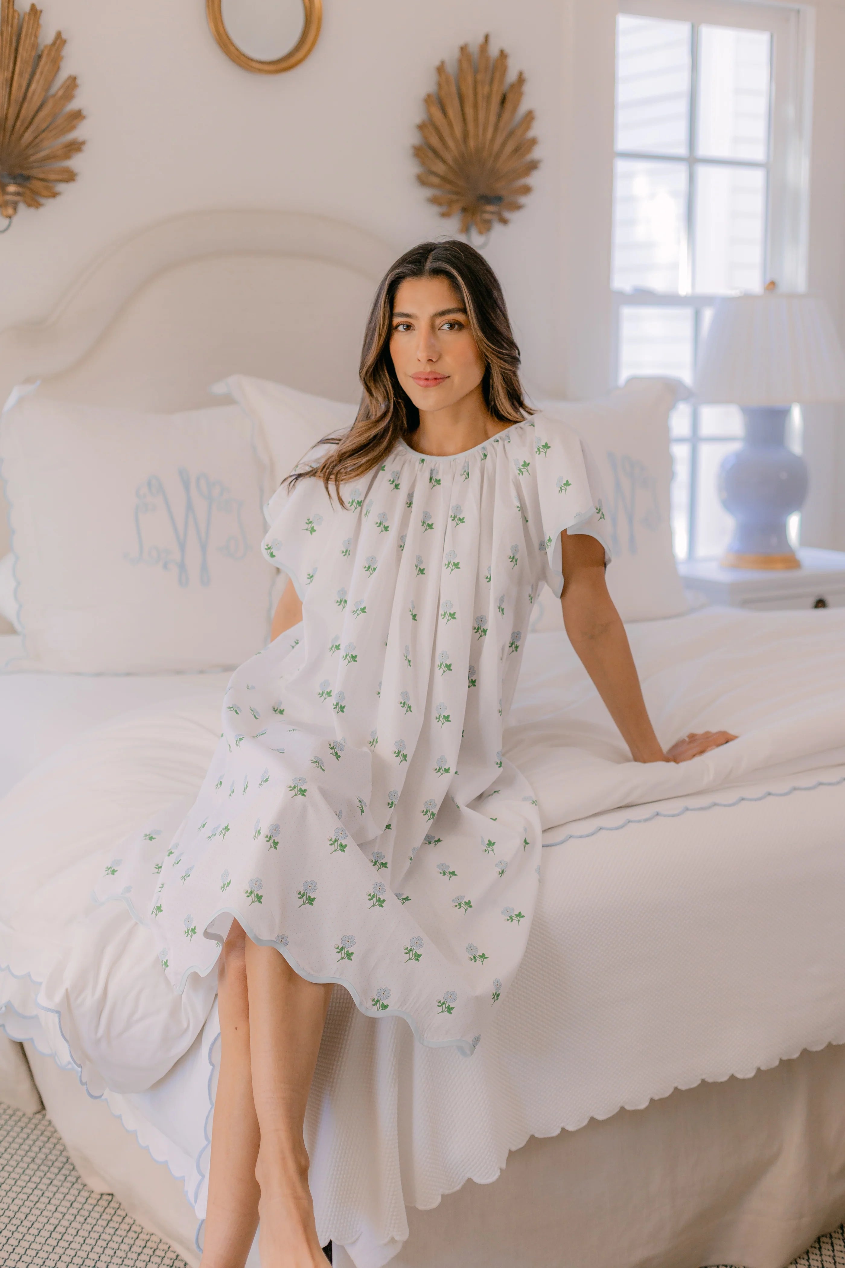 Vandy Scalloped Nightgown