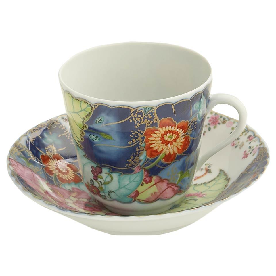 Tobacco Leaf Teacup & Saucer