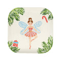 Nutcracker Sugar Plum Fairy Square Platter