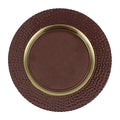 Pelli Glass Brown Charger