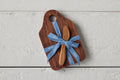 Mini Dutch Appetizer Board, Natural, Denim Ribbon