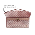 Stylist Bag Blush Velvet Quilted