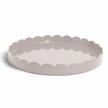 Round Large Lacquered Scallop Tray