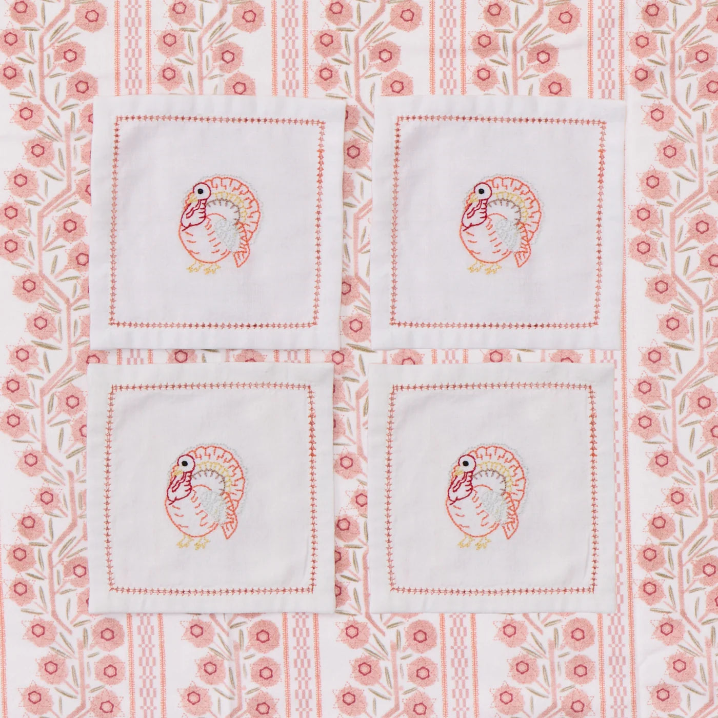 Set of 4 Cocktail Napkins