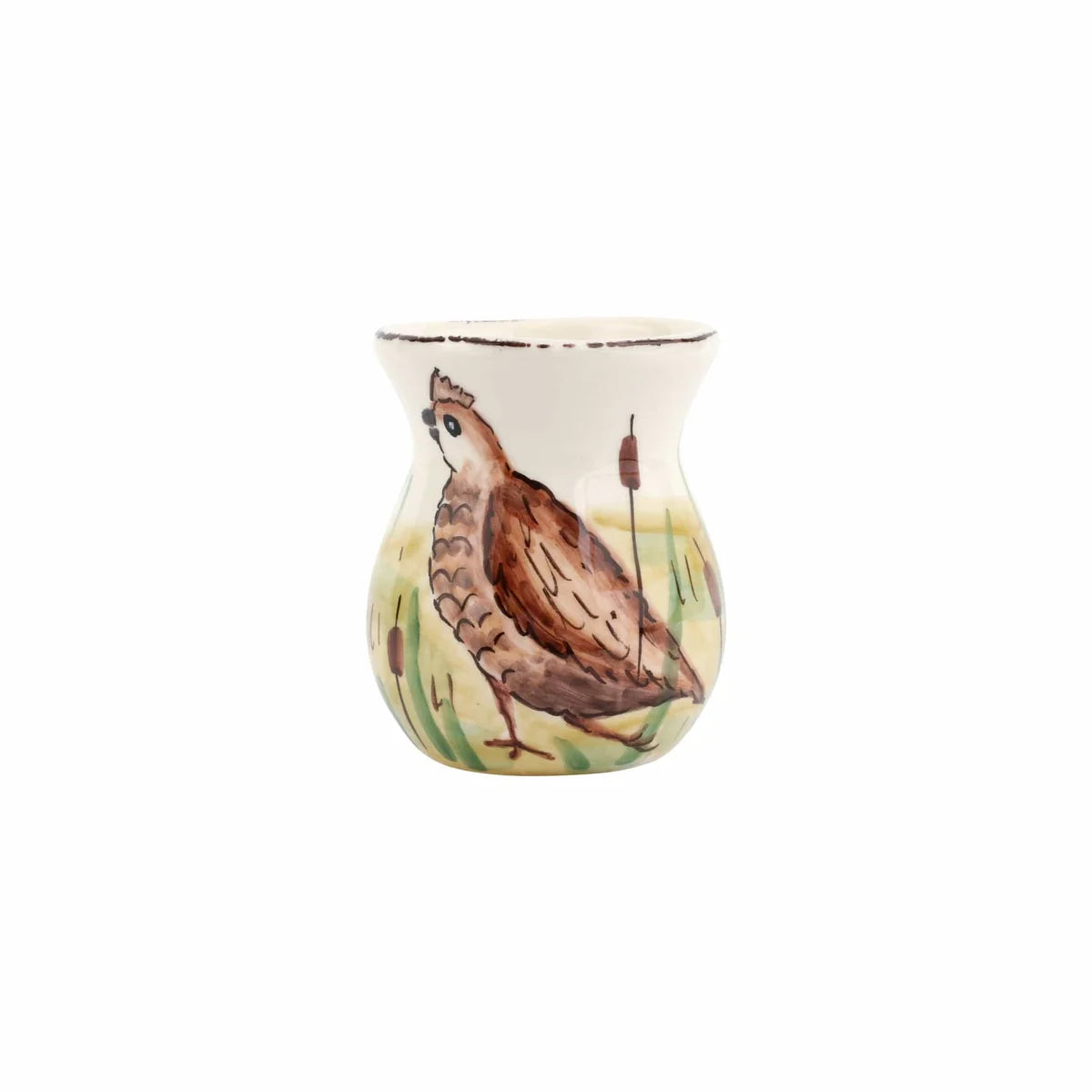Wildlife Quail Bud Vase