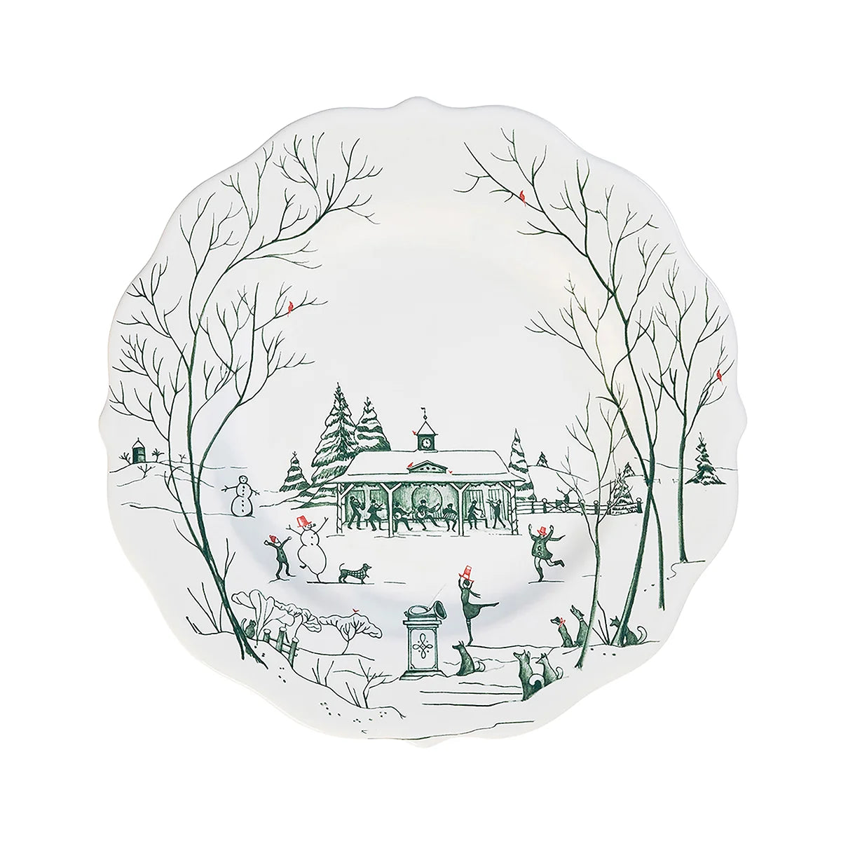 Country Estate Winter Frolic Salad Plate