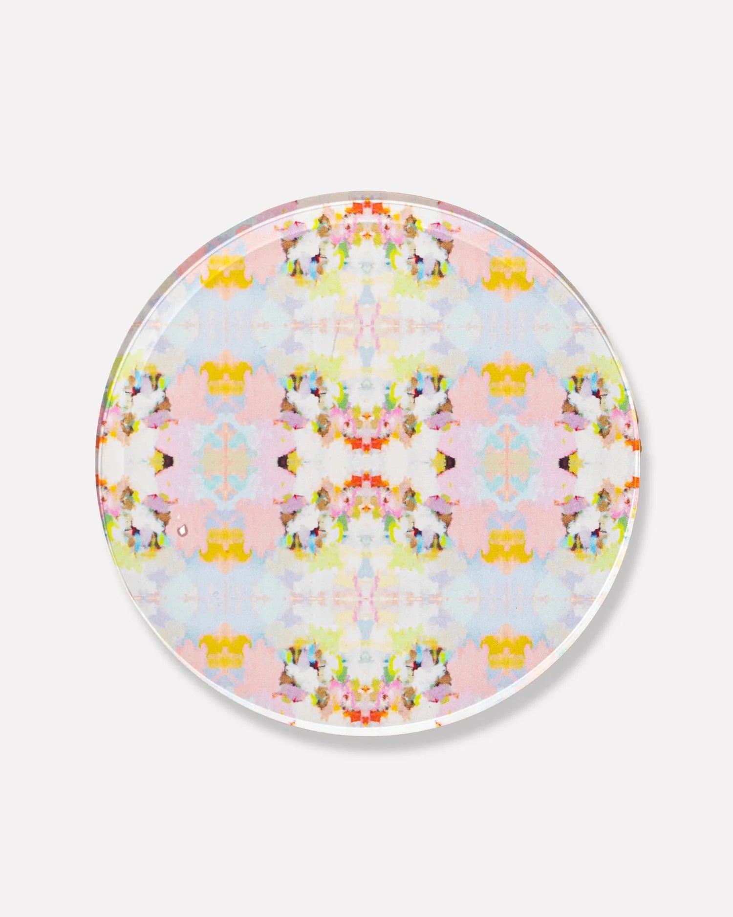 Brooks Avenue Pink Coaster