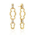 Maharani Grande Double Drop Earrings