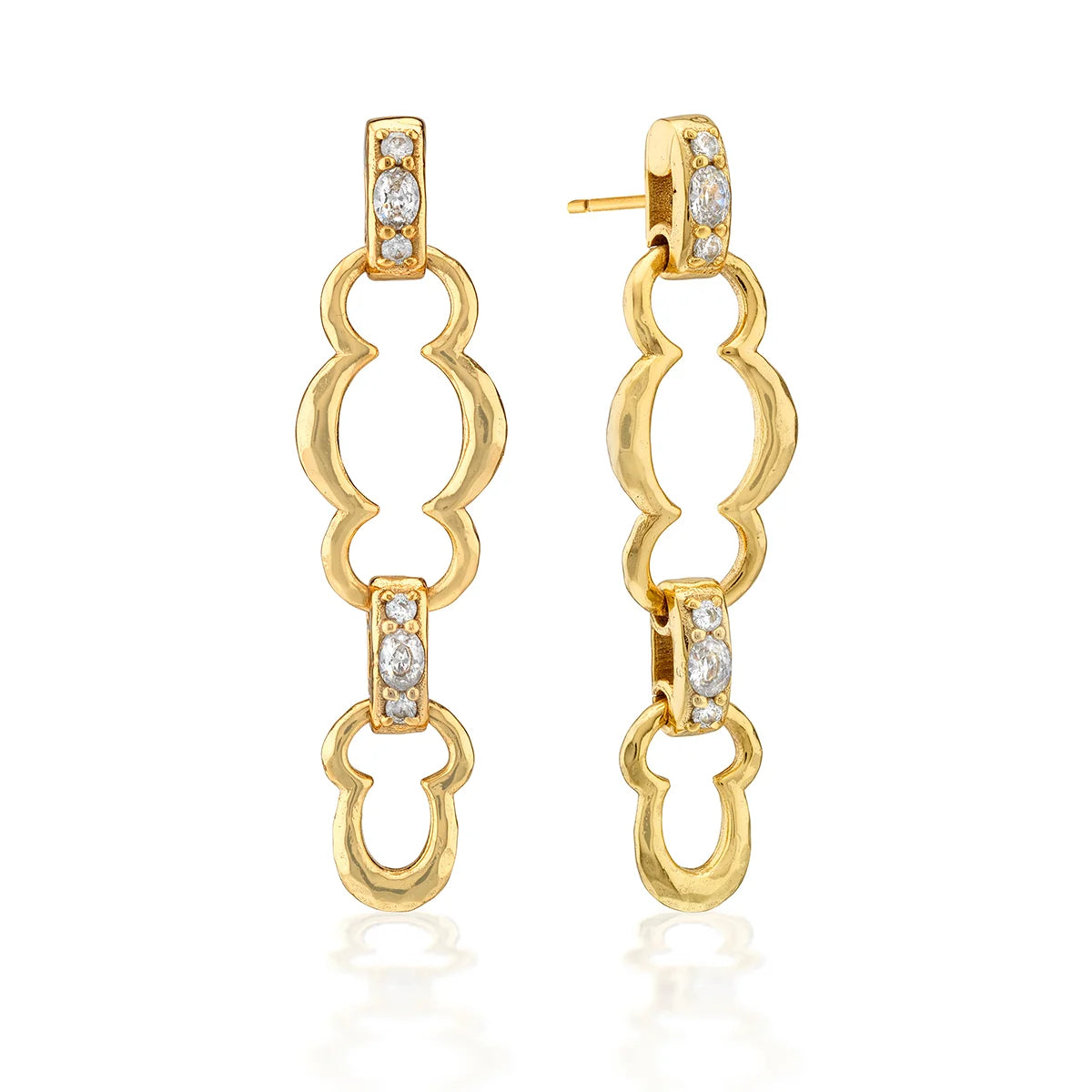 Maharani Grande Double Drop Earrings