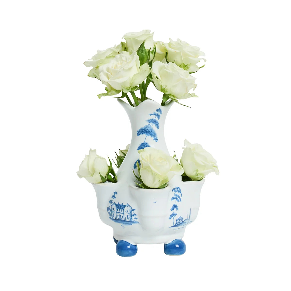 Country Estate 6" Tulipiere Vase Delft Blue