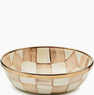 Mocha Check Relish Dish