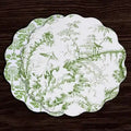 Vida Chinoiserie Reversible Round Placemats Set of 4
