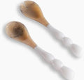 Resin Rio Bubble Salad Servers White