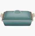 Heritage Rectangular Covered Casserole 4Qt Sea Salt