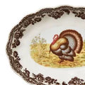 Woodland Turkey Oval Fluted Dish