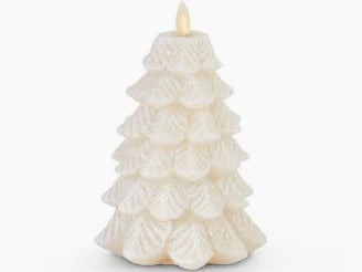 Snowy Tree Candle
