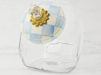 Sky Check Cookie Jar