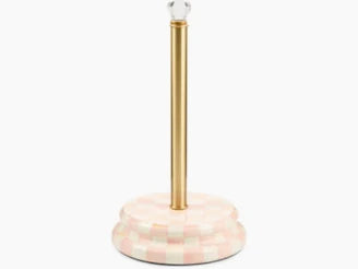 Rosy Check Paper Towel Holder