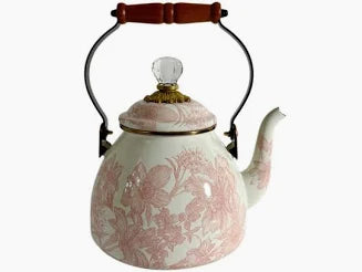 Rosy English Garden 2 Quart Tea Kettle