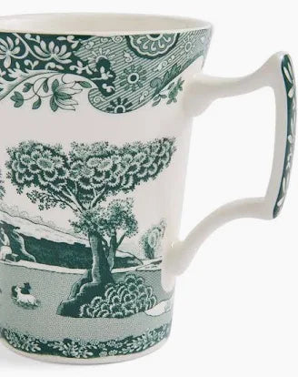 Green Italian Cottage Mug