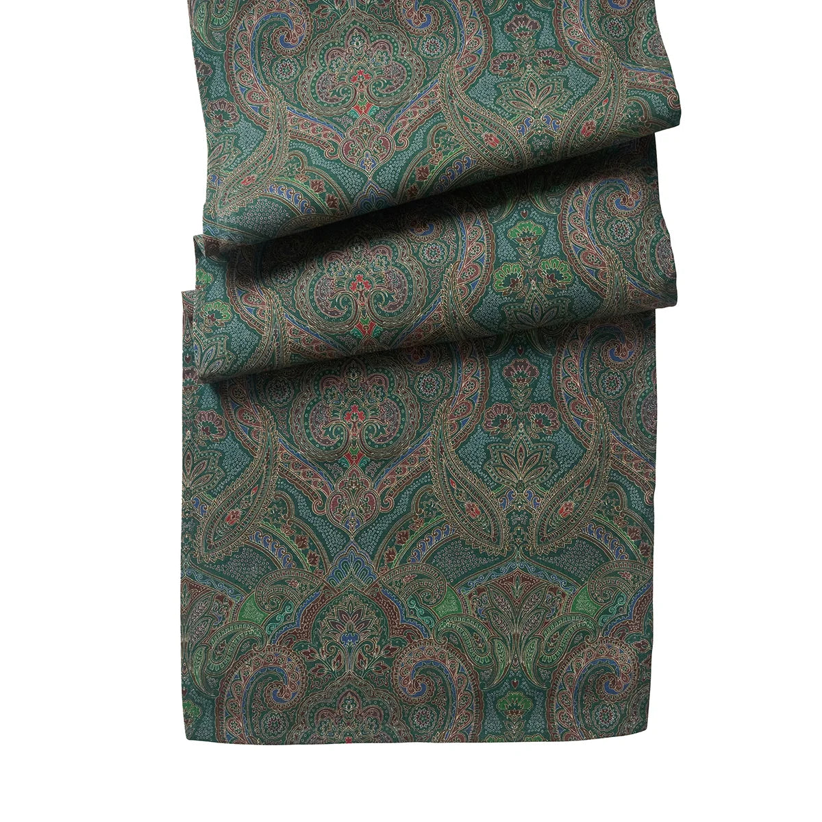 Paisley Table Runner - Evergreen Paisley Green