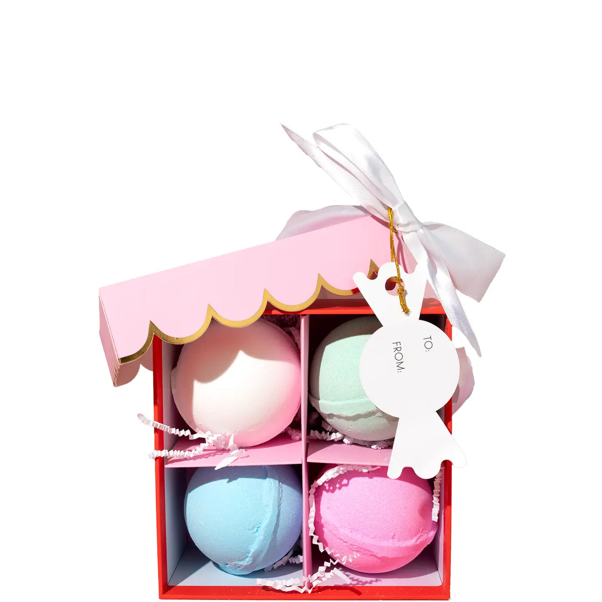 Christmas Scalloped Bath Balm Set