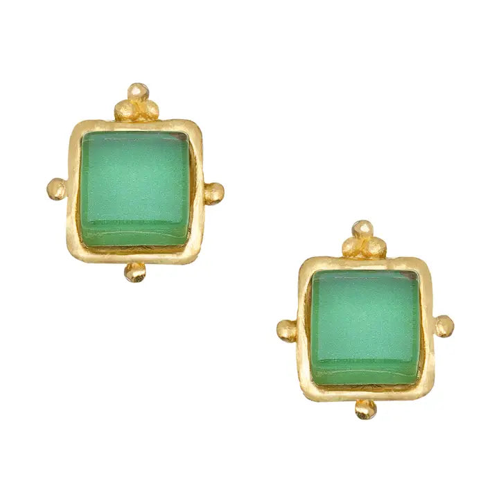 Charlotte Studs Lime