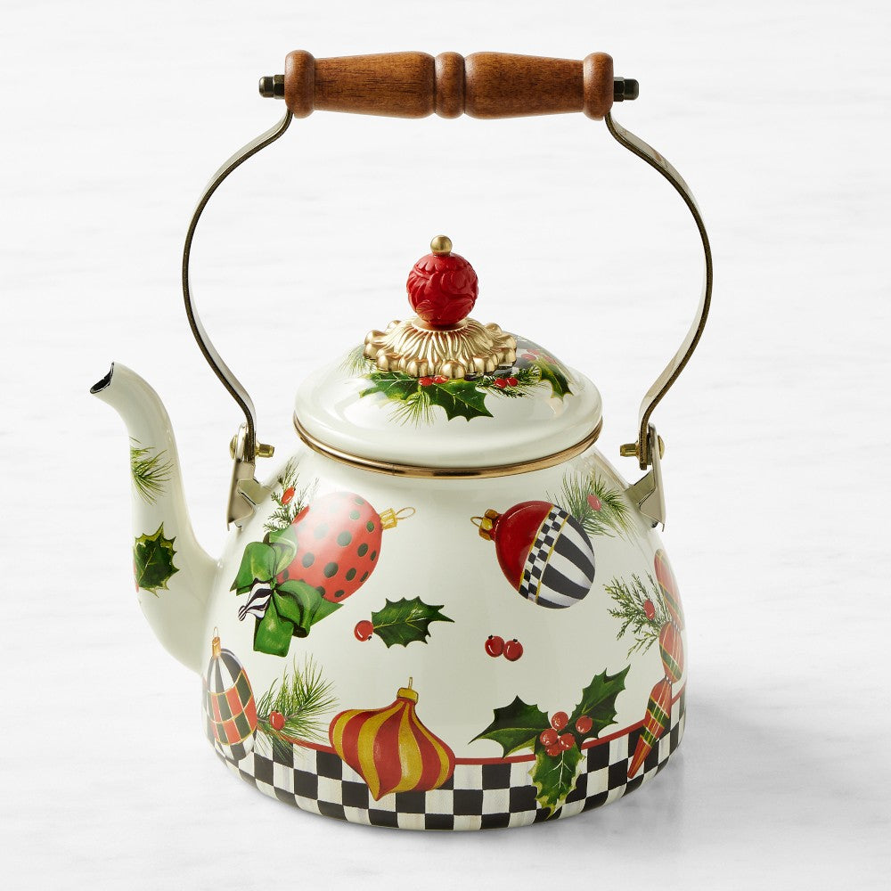 Deck the Halls 2 Quart Tea Kettle