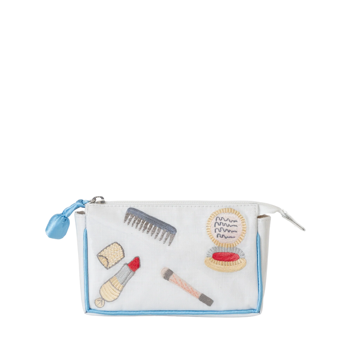 Embroidered Essentials Mini Makeup Bag
