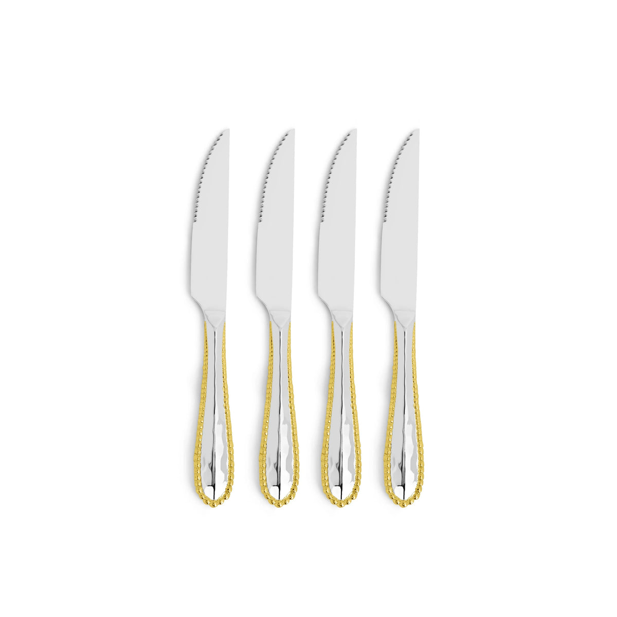 Molten Gold Steak Knives Set of 4