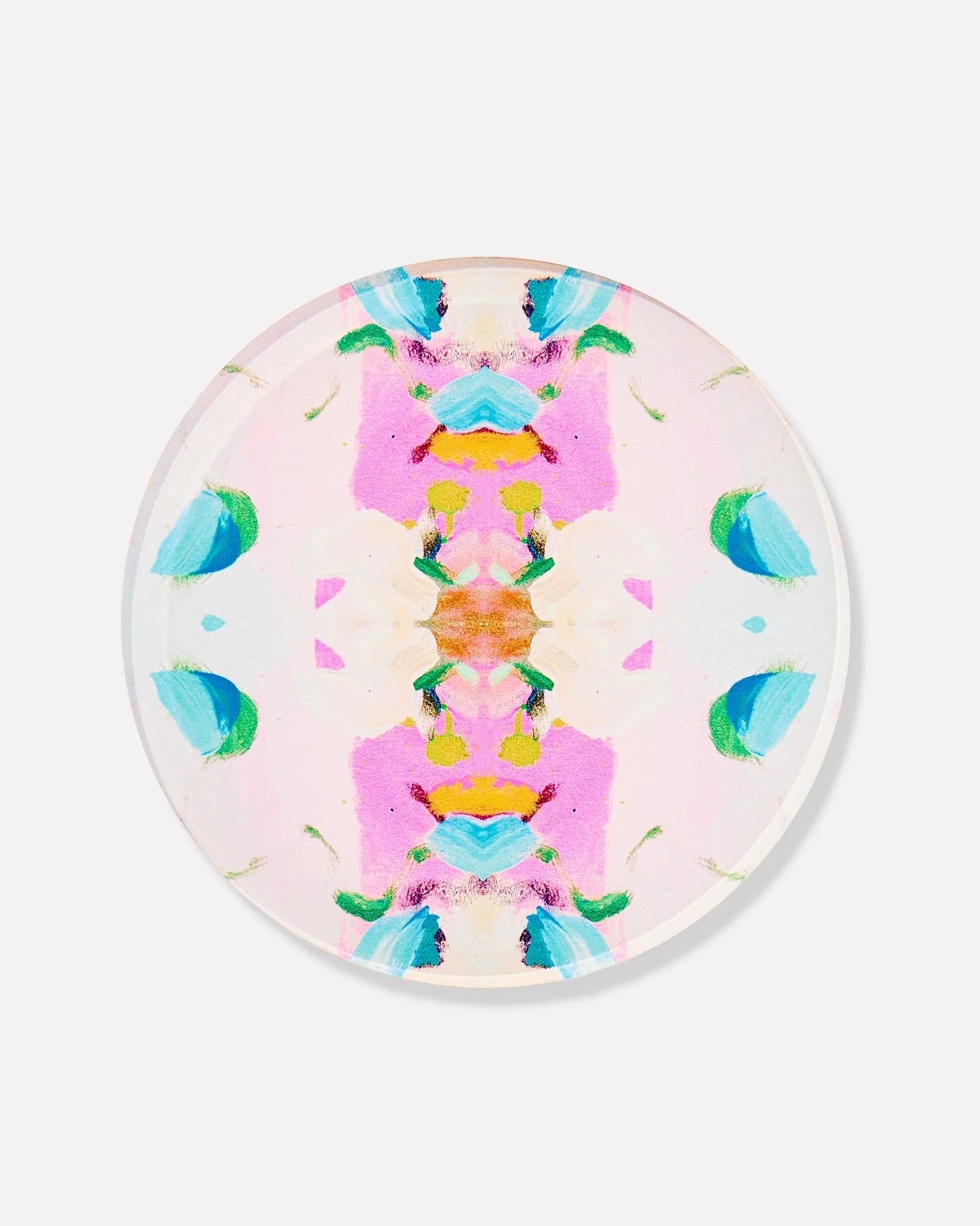 Monet's Garden Pink Coaster