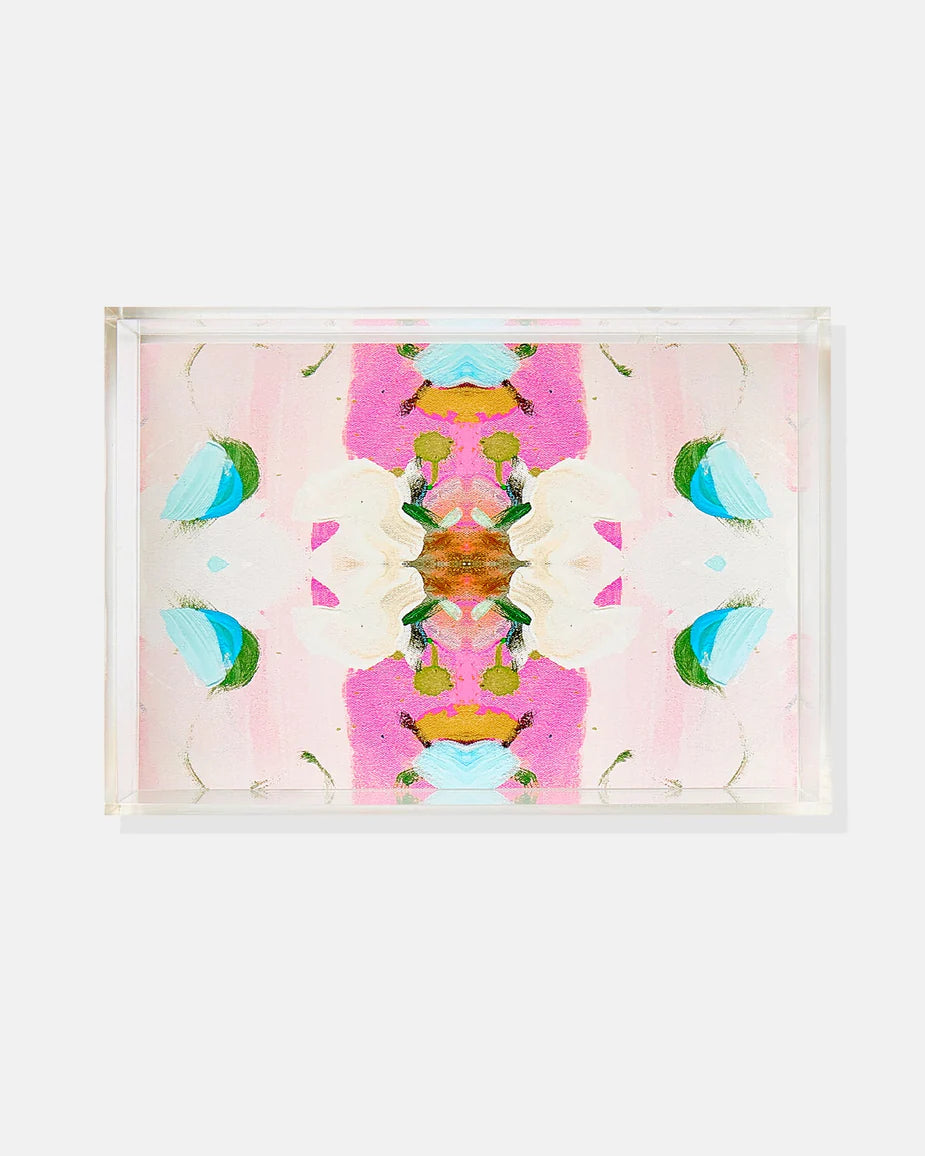 Monet's Garden Pink Small Tray