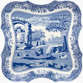 Blue Italian Small Devonia Tray