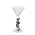Hunting Dressed Fox Martini Glass