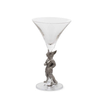 Hunting Dressed Fox Martini Glass