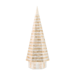 Mocha Check Capiz Medium Tree